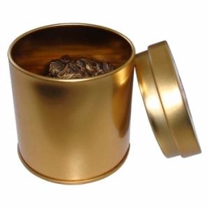 Quality 0.23mm Mini Tea Tins Hot Sale Gold Tea Tin Box High Quality Tea Tin Canister wholesale