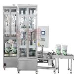 Semi Automatic 4-8-12 Heads White Bottle Capping Machine Stainless Steel 700