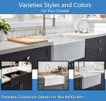 30 Inch Farmhouse Kitchen Sink And Cabinet For Bathroom Reversible Single Basin