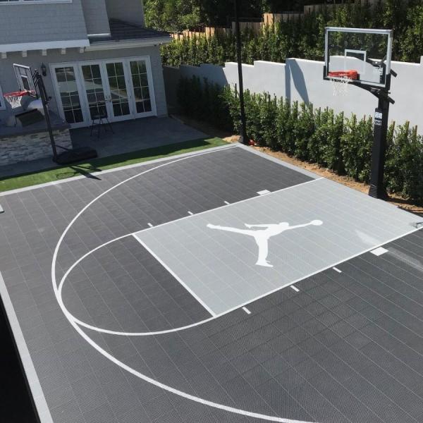 Pvc Table Tennis Badminton Roller Skating Outdoor Flooring Mat 3x3 Basketball