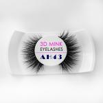 Siberian Real 3D Mink Eyelashes Natural Black Color Soft Feeling For Weddings