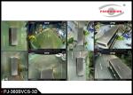 3D 360 Degree Surrounding Bird View Security System For Bus / Truck 4 Way Camera