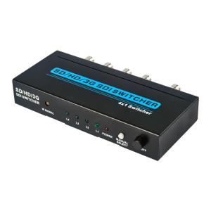 Quality 3G 1920x1080 3Gbps 4 X 1 SDI Signal Switcher wholesale