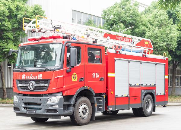 Beiben 18m Aerial Ladder Rescue Fire Fighting Truck Specialized Vehicle China