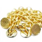 Button Chain Orthodontic Supplies | Silver & Golden Colors | Pre-Cut Orthodontic
