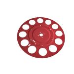 Red Powder Coating Custom Sheet Metal Fabrication , Deep Drawn Sheet Metal