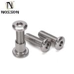 Metric Grade 8.8 A2-50 M6 Stainless Steel 304 Flat Hex Socket Head Male and