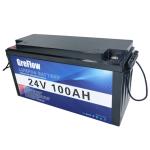 6000 Times 2560WH 24V Lifepo4 Battery Pack 24V 100Ah With Prismatic Cell