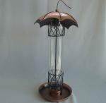 Customized SGS Cast Iron Wall Mounted Metal Bird Feeder Beautiful Cute