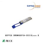 1311nm 1331nm 100G QSFP28 CWDM4 10km Fiber Optical Module