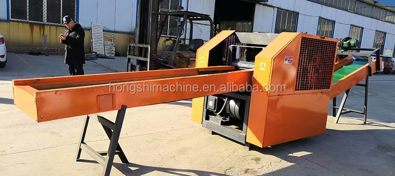 Textile shredder machine for cutting rag textile waste