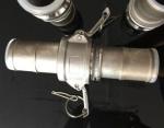 Casting Antistatic 75mm PTFE Lined Pipe Fittings Type E Camlock Fitting