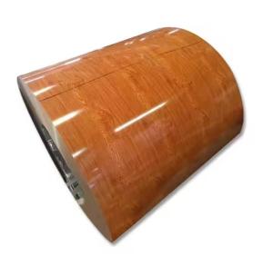 Quality Wood Grain Color Coated Aluminum Coil For Interior Wall Decoration wholesale