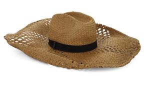 Quality New Designed Fashion EYELET-TRIM Straw Hats wholesale