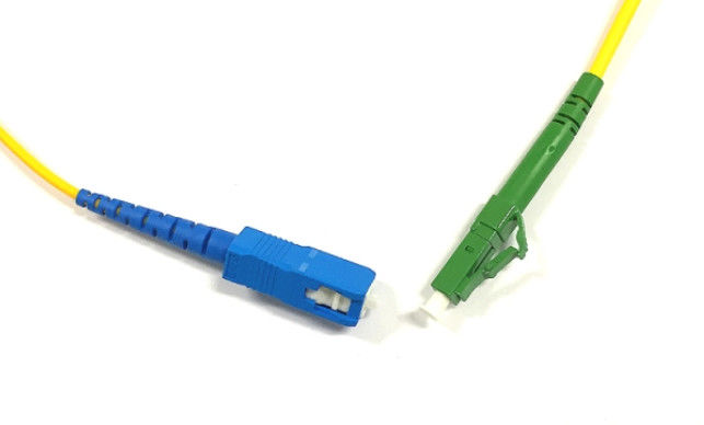 1310nm 1550nm Single Mode Fiber Patch Cord  LC / APC  - SC / APC Fiber Optic Patch Cord