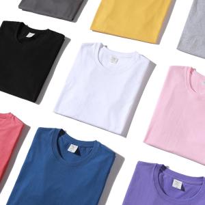 Quality Short Sleeve Round Neck Men'S Blank T Shirt 100% Plain White T Shirt Cotton wholesale
