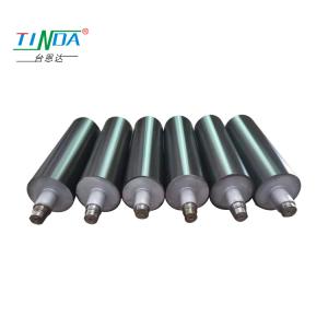 Quality Low Vibration 45 Steel Cylinder Roller Surface Treatments Dark Brown Or HV500 In Black wholesale