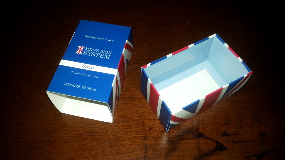 Custom design printed soft cardboard paper packaging drawer box for soap