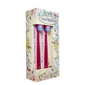 Quality Wholesale Custom Adult Travel Home Hotel Plastic Soft Bristle Home Use Toothbrush In Blister Card wholesale