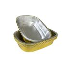 Aluminum Foil Food Container Hot and Cold Recyclable Meal Prep Disposable Silver