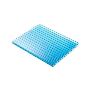 Quality 8mm 10mm Twinwall Multiwall Polycarbonate Roofing Sheet Transparente Circular Edge wholesale