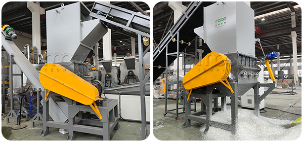 PP PE Plastic Bottles Cleaning Washing Waste Shredder Crusher Recycling Line