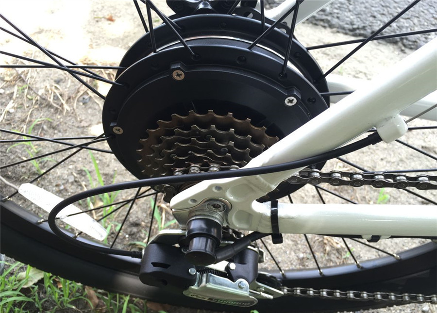 SHIMANO 48v 6 Speed Electric City Bike Front / Rear Tektro Disc Brake 25-35km/H 350w 48v