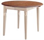 European Elm Veneer Hotel Dining Table Soild Wood Leg Hotel Coffee Table