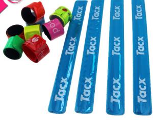 Quality New customed print logo promotional pvc reflective bang crack clap bracelet gifts outdoor wholesale