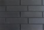 Black Decorative Vintage Brick Veneer , Smooth Exterior Brick Panels