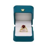 Custom Logo Printing Luxury PU Jewelry Box Portable Travel Earring Jewelry