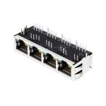 Hanrun HR911449BE Compatible LINK-PP LPJ46441ADNL 10/100 Base-T Tab Down Yellow