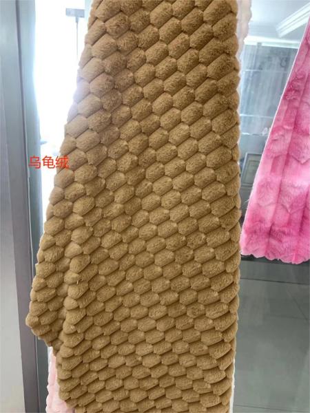 Thick Fur Fluffy Fabric Material For Sewing Brown Fluffy Material