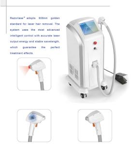 Quality Salon 808nm Laser Hair Removal Device With Efficient Skin Cooling System wholesale
