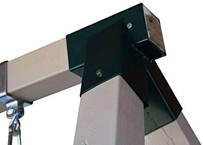 Easy 1-2-3 A-Frame Swing Set Brackets with Screws and Durable Powder Coated Brackets