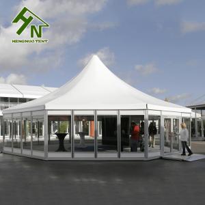 Quality Diameter 10m Hengnuo Multi Sided Tent Auto Show Events With Glass Walls wholesale