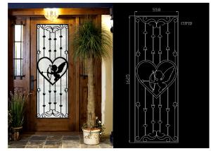 Quality OEM High Level Inlaid Door Glass for Building Decorative Art Glass Sound Insulation wholesale