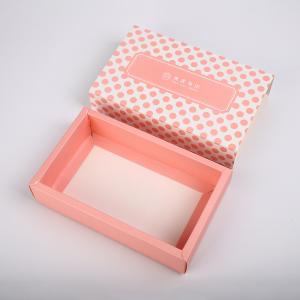 Quality CMYK 350g Cardboard Art Paper Drawer Boxes Collapsible Flat Sleeve Sliding Socks Underwear wholesale