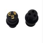 14 AWG Circular Electrical IP67 Waterproof Connectors 3 Pin