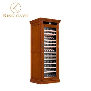 Quality Super Insulated Cherry Wood Wine Cooler Low Noise For Optimal Wine Storage wholesale