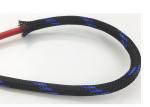 Snakeskin Expandable Wire Sleeving , Colorful PET Braided Wire Loom For Cable
