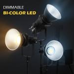 ABS Led Flashing Lights 100watt For Videography Smd Cob Sun Light Dmx Control 10