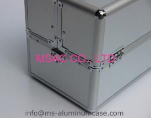 Quality Silver Aluminium Beauty Makeup Case 290 X 200 X 260mm wholesale