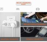 Portable Emergency Power Station Solar Generator 500W 288000mAh DC AC With Led