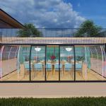 Aluminium Frame 10x10 Bubble Tent House ROSH Transparent Dome House