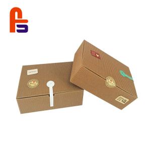 Quality Brown Color Offset Printing Flexo Printing Compliant Paper Food Packing Box wholesale