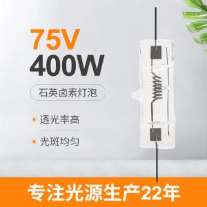 Quality 75V 400w Quartz Lamps Quartz Halogen Headlights Mirror Filaments On Both Sides wholesale