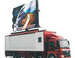 Quality P10mm Trailer / Truck Mobile LED Display For Outdoor Advertising Quick Installation wholesale