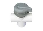 ABS , PVC Hot Tub Diverter Valve With 2 Port And 5 Scallop , Spa Diverter Valve