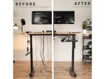 Customizable Logo Electric Office Furniture Cable Management Tray with Clamp